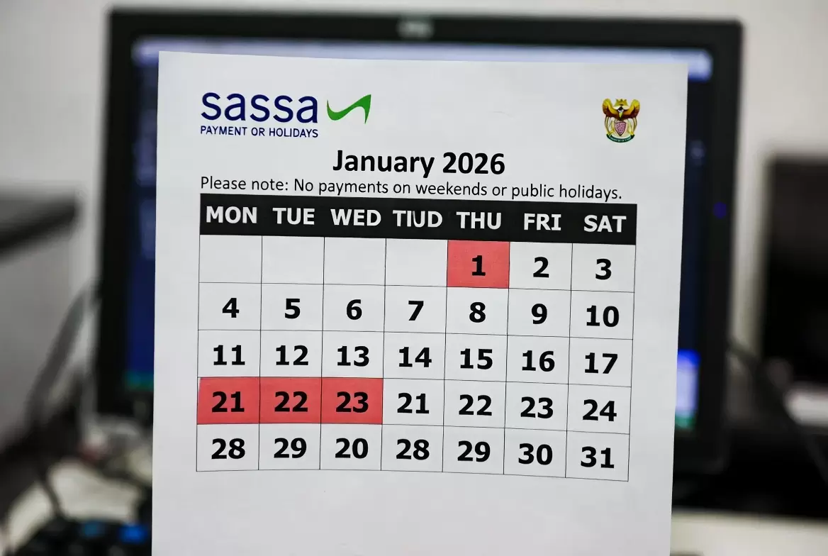 SASSA Dates for January 2026